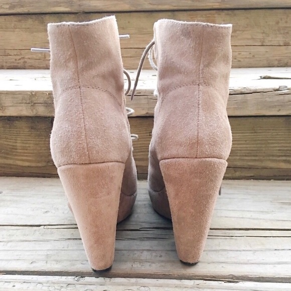 Urban Outfitters Ecote Suede Platform Boots Sz - Picture 5 of 5